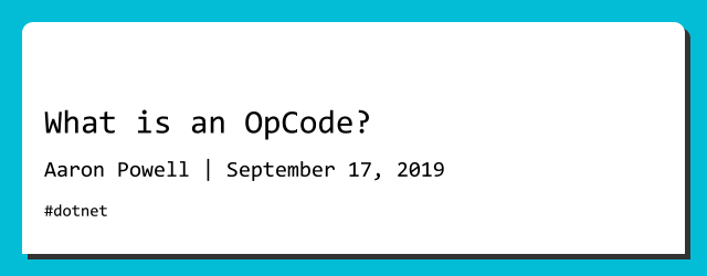 what-is-an-opcode